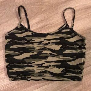 Camo Crop Top